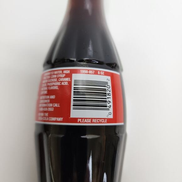 Coca-Cola #94 Bill Elliot NASCAR Driver 1998 Commemorative 8 oz. Glass Bottle - Picture 4 of 5